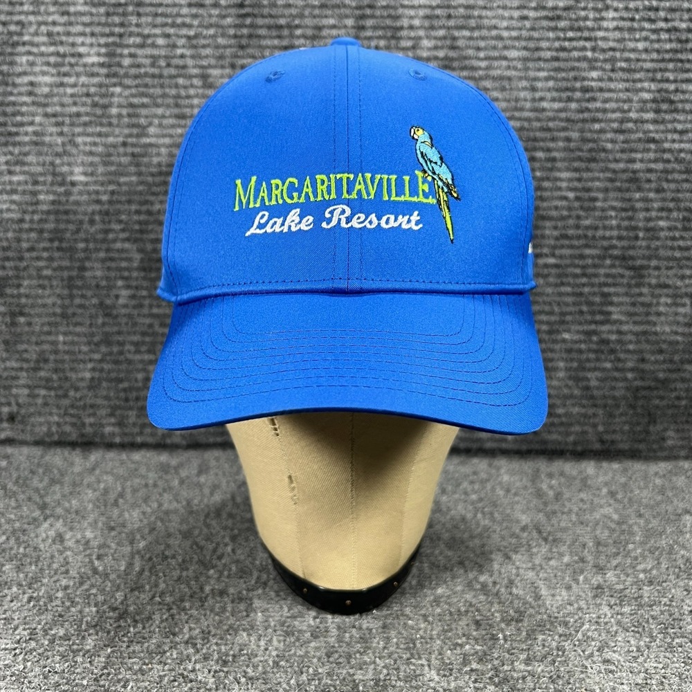 Margaritaville Hat‎ Cap Lake Resort Blue Large XL Strap Back Nike Casual New